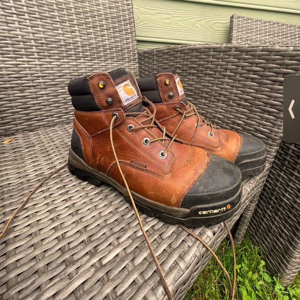 Carharrt boots leather